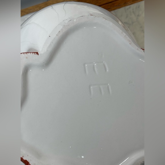 New in Box vintage ceramic Mother Goose cookie jar with a blue bow - Picture 11 of 11